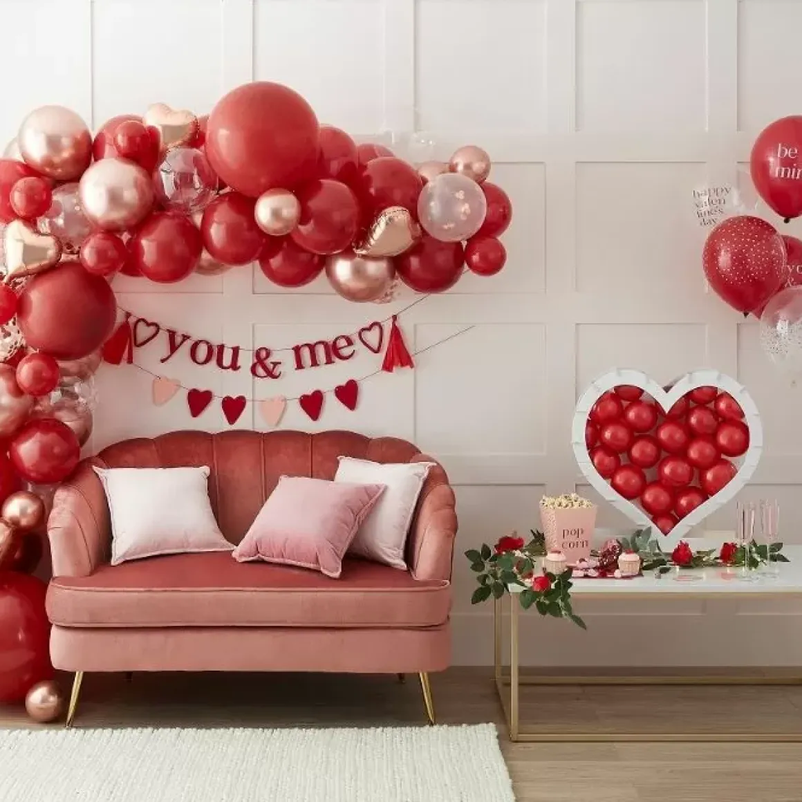 Ballonnen Mozaiek Hart You And Me Ginger Ray