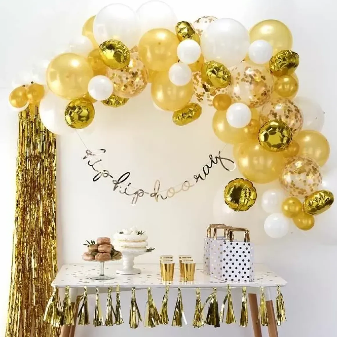 Ballonnenboog Goud Ginger Ray