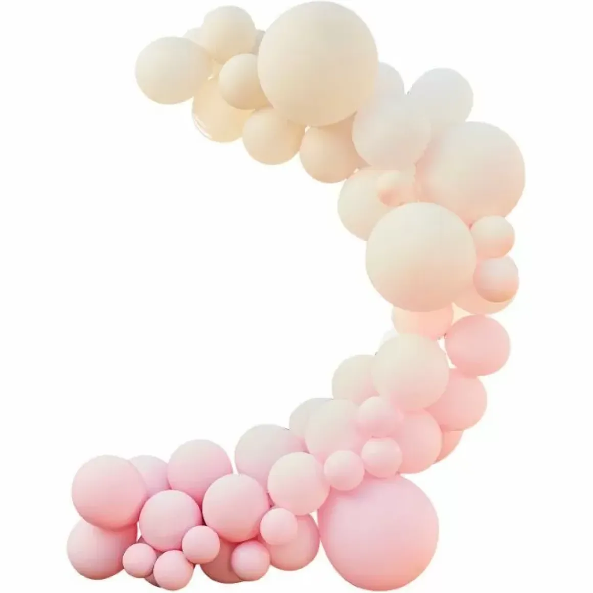 Ballonnenboog Pink, Cream & White Ginger Ray