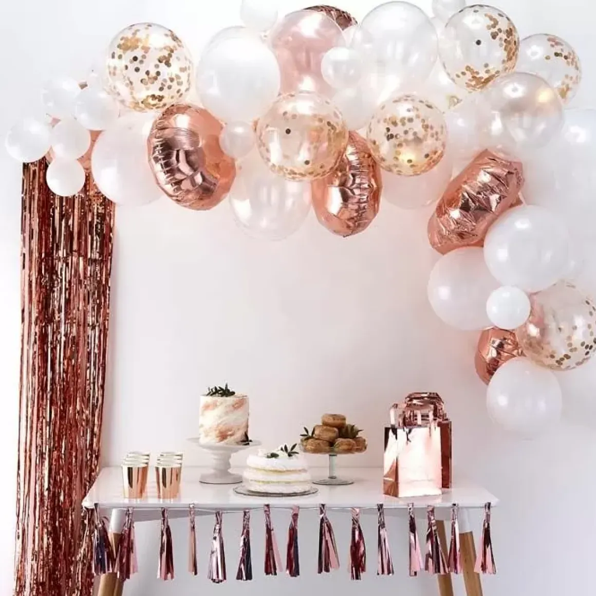 Ballonnenboog Rosegoud Ginger Ray