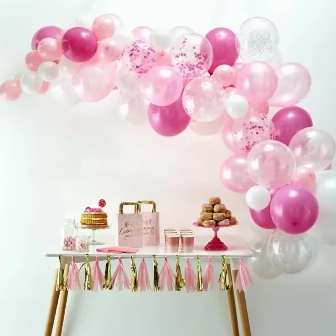 Ballonnenboog Roze Ginger Ray