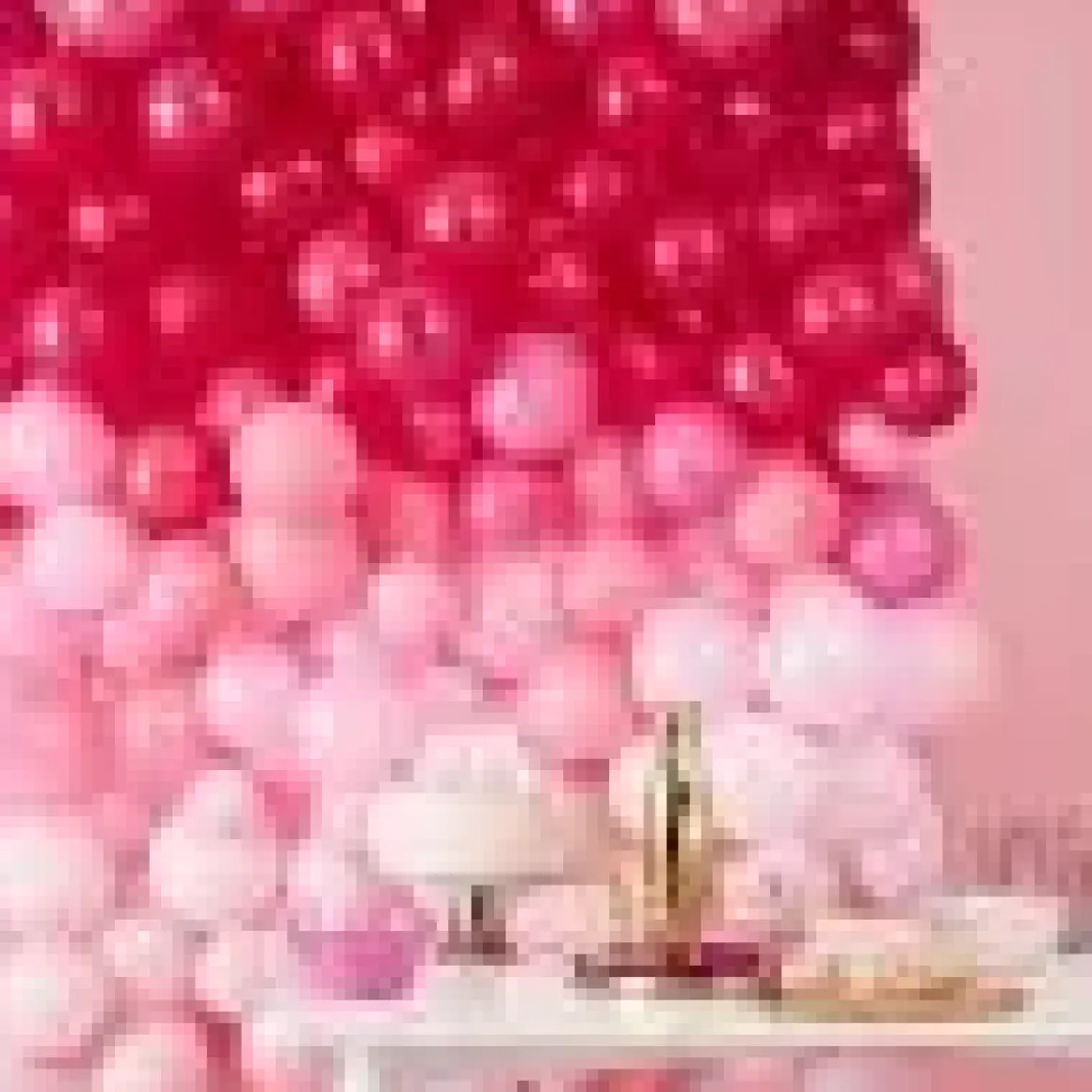 Ballonnenmuur Ombre Roze Star Gazer Ginger Ray