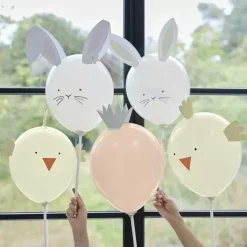 Ballonnenset Pasen Hop Hop Hooray (5St) Ginger Ray