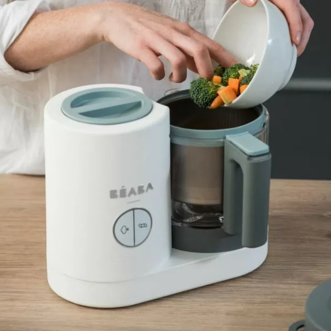 Beaba Babycook Neo Stoomkoker Grijs/Wit