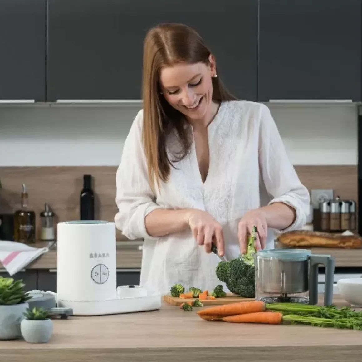 Beaba Babycook Neo Stoomkoker Grijs/Wit