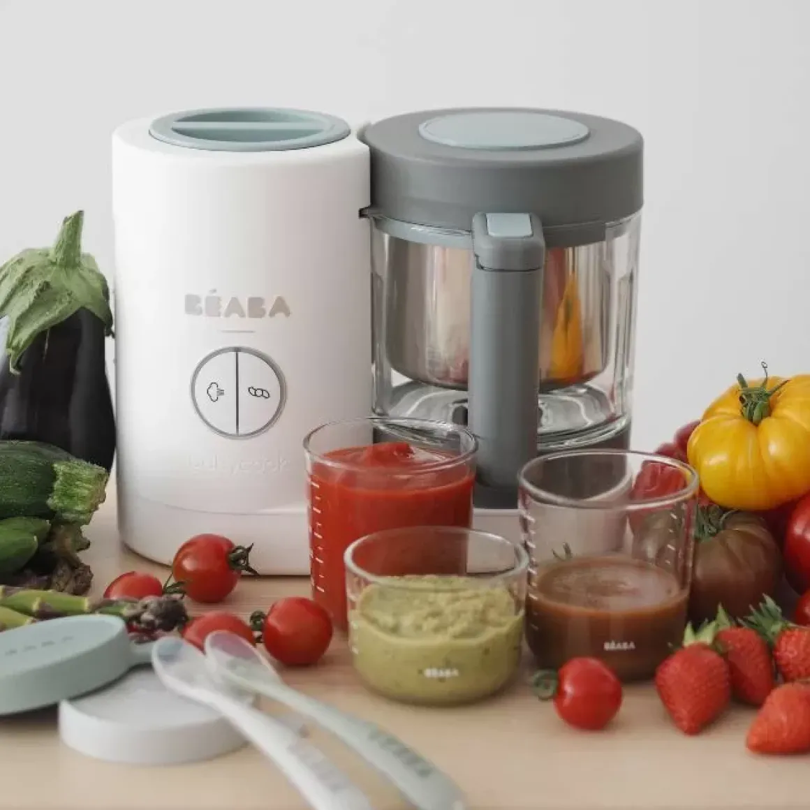 Beaba Babycook Neo Stoomkoker Grijs/Wit