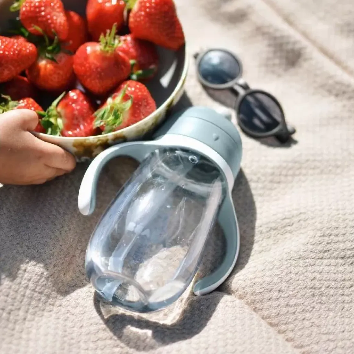 Beaba Drinkbeker Met Rietje Grijs 300Ml