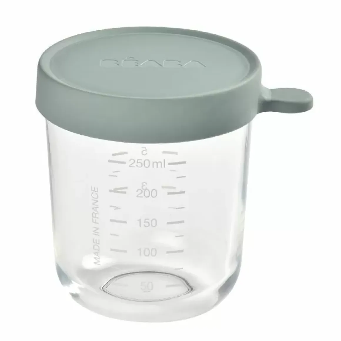 Beaba Glazen Bewaarpotje Eucalyptus Groen 250Ml