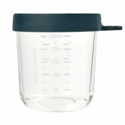 Beaba Glazen Bewaarpotje Donkerblauw 250Ml