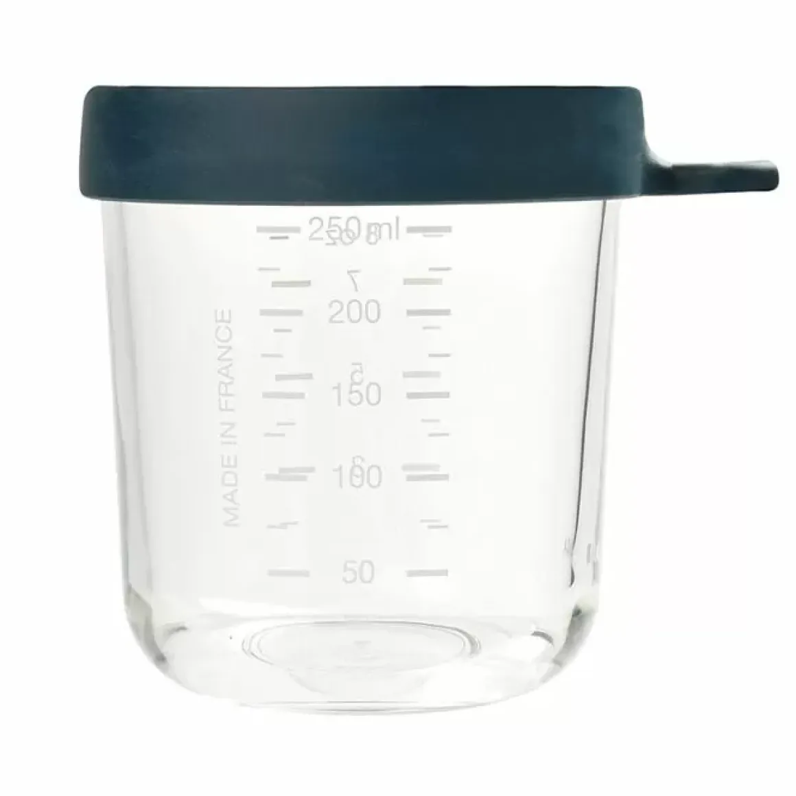 Beaba Glazen Bewaarpotje Donkerblauw 250Ml