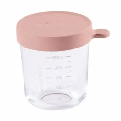 Beaba Glazen Bewaarpotje Oudroze 250Ml
