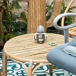 Beaba 2-In-1 Glazen Meegroeifles Grijs 210Ml