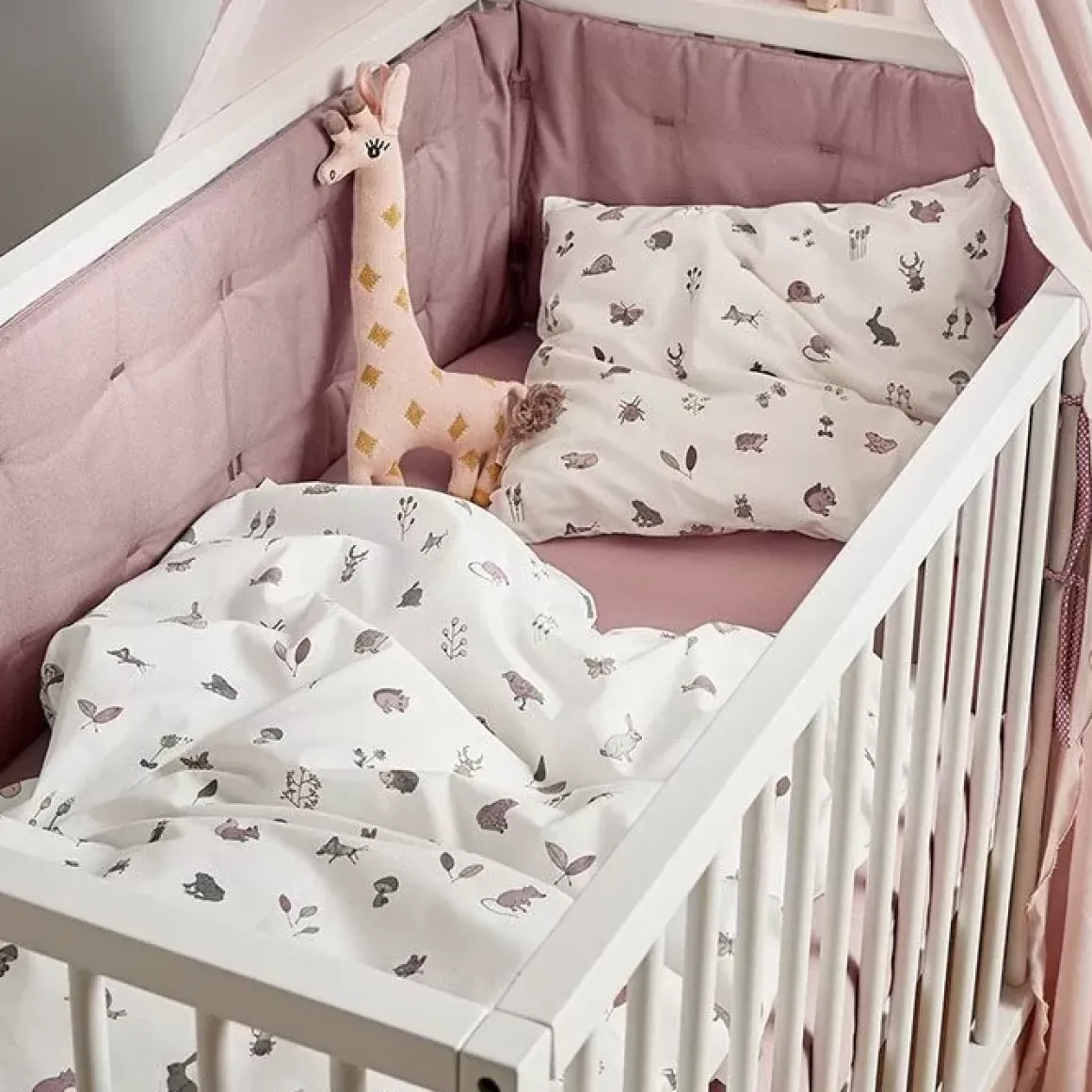 Bedbumper Classic Dusty Rose Leander