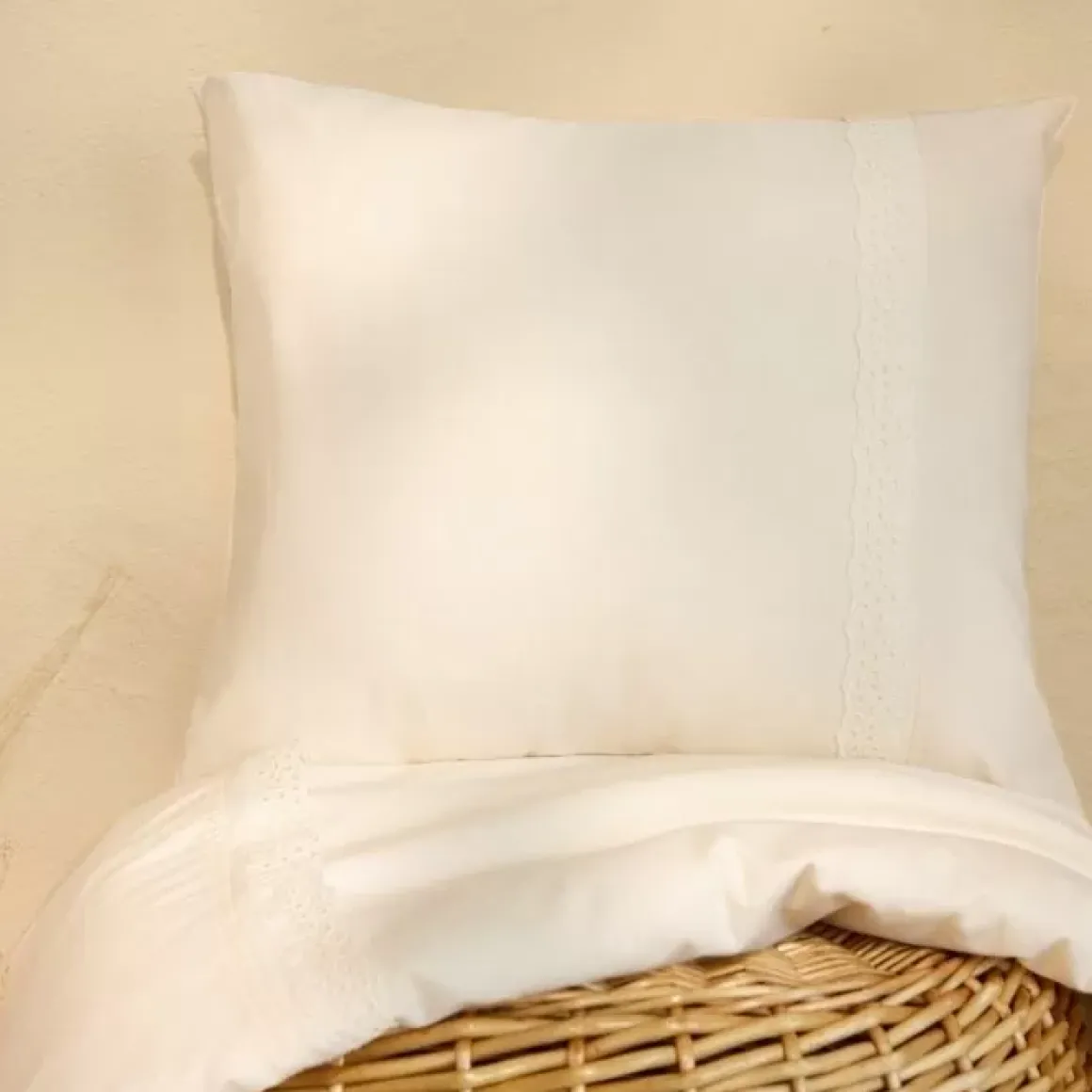 Beddengoed Junior Vera Eyelet Natural (100X150) Nobodinoz