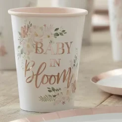 Bekertjes Baby In Bloom (8St) Ginger Ray