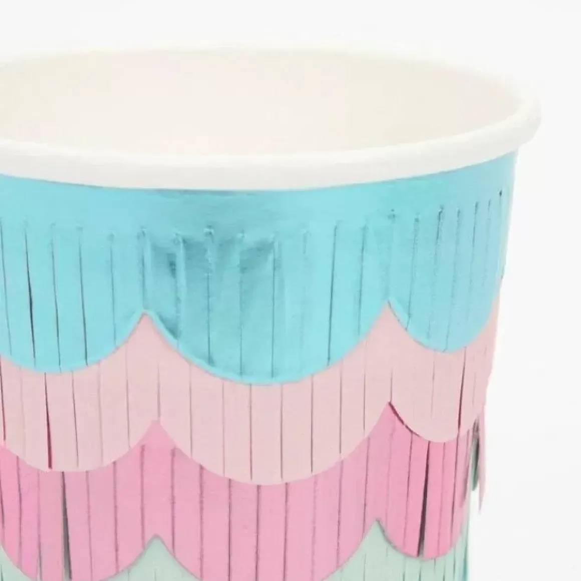 Bekertjes Fringe Mermaid Tail (8St) Meri Meri