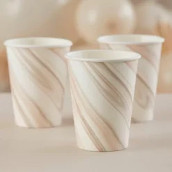 Bekertjes Natural Marble Mix It Up Brown Ginger Ray