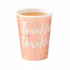 Bekertjes Rosegoud Twinkle Twinkle (8 St) Ginger Ray