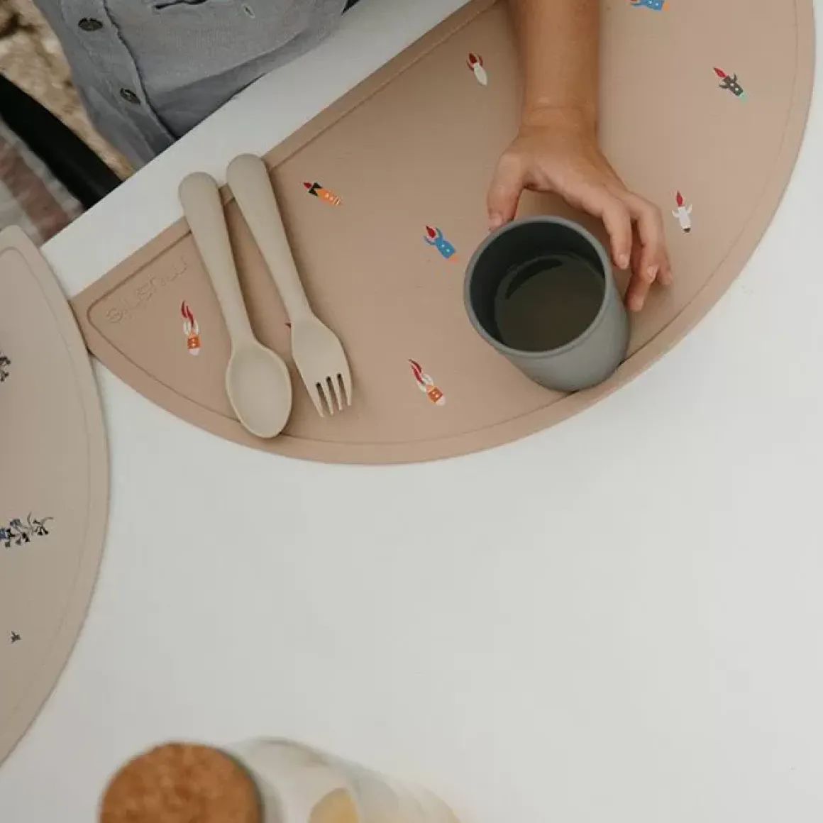 Bestek Vork En Lepel Vanilla Mushie