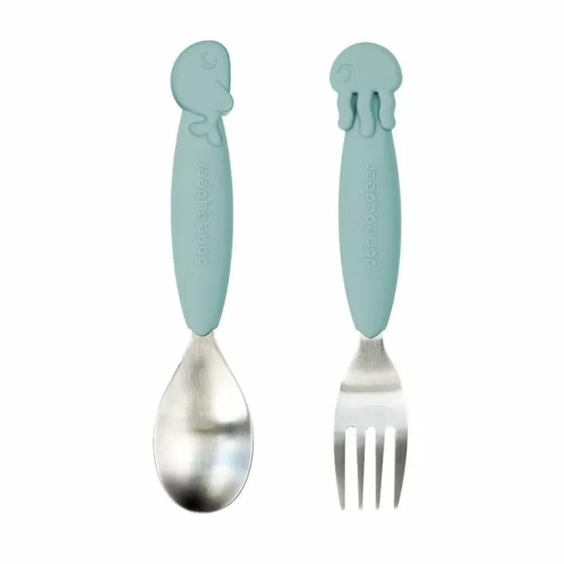 Bestekset Yummyplus Sea Friends Blue Done By Deer