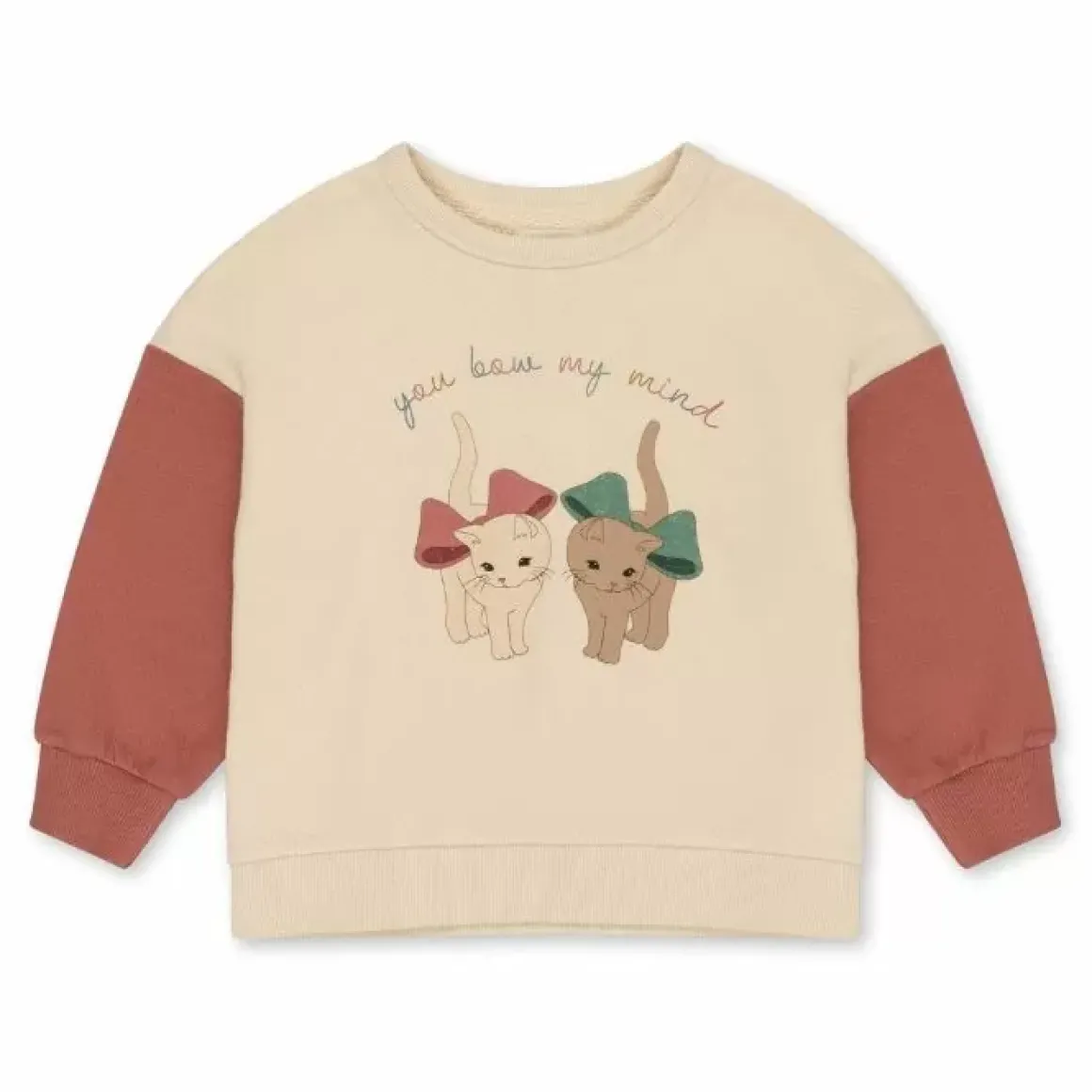 Bestel De Konges Slojd Loupy Lou Trui In Sand/Canyon Rose Bij Kidsdeco.Nl