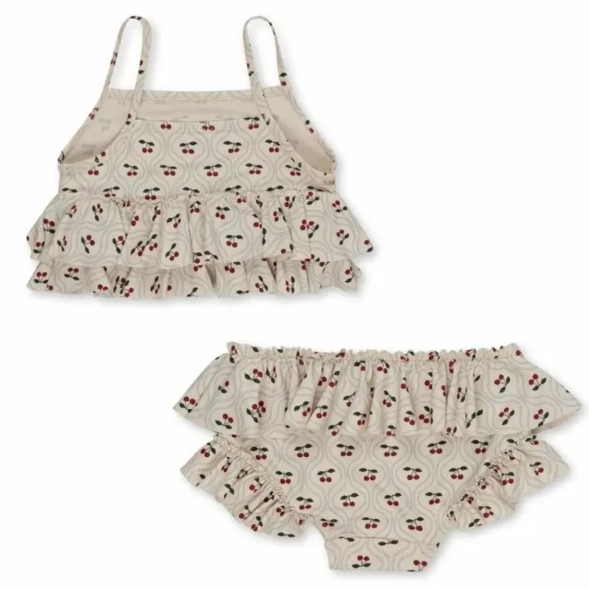 Bestel Nu De Konges Slojd Bikini Manuca Frill Met Kersenmotief