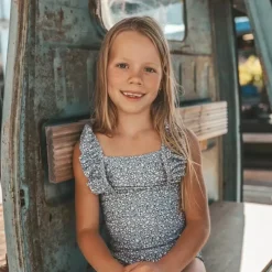 Bestel Nu Het Salted Stories Badpak Silke Flore Dusk Blue