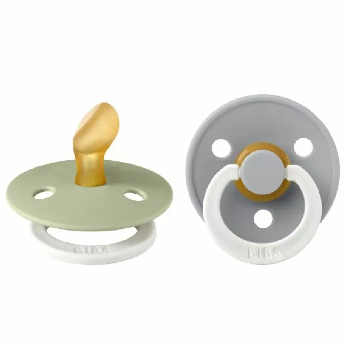 Bibs Anatomische Fopspenen Sage/Cloud (Glow In The Dark)