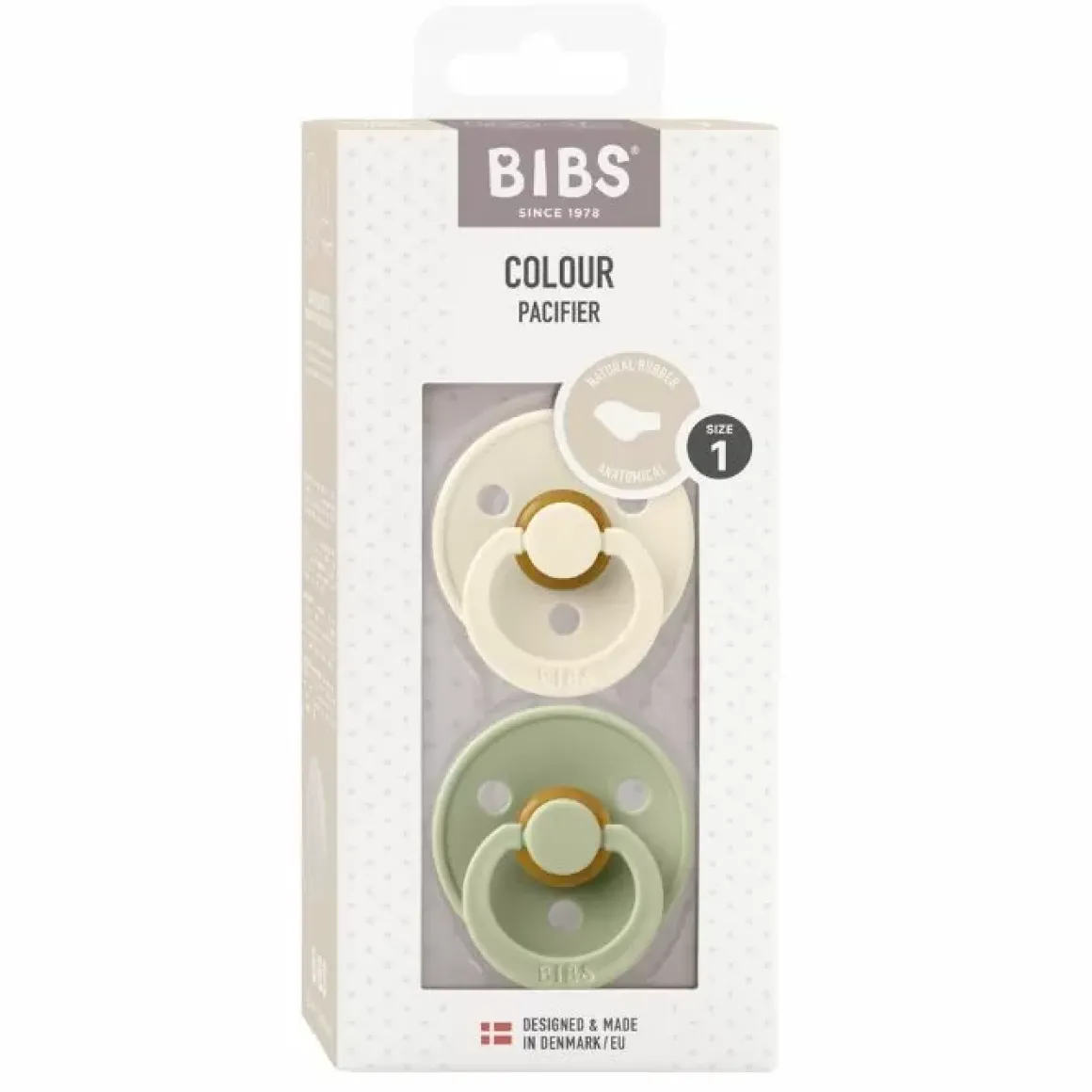 Bibs Anatomische Fopspenen Ivory/Sage