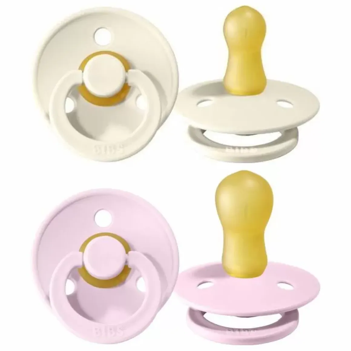 Bibs Fopspenen Set Ivory/Baby Pink