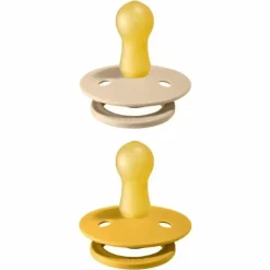 Bibs Fopspenen Set Vanilla/Mustard (0-6M)