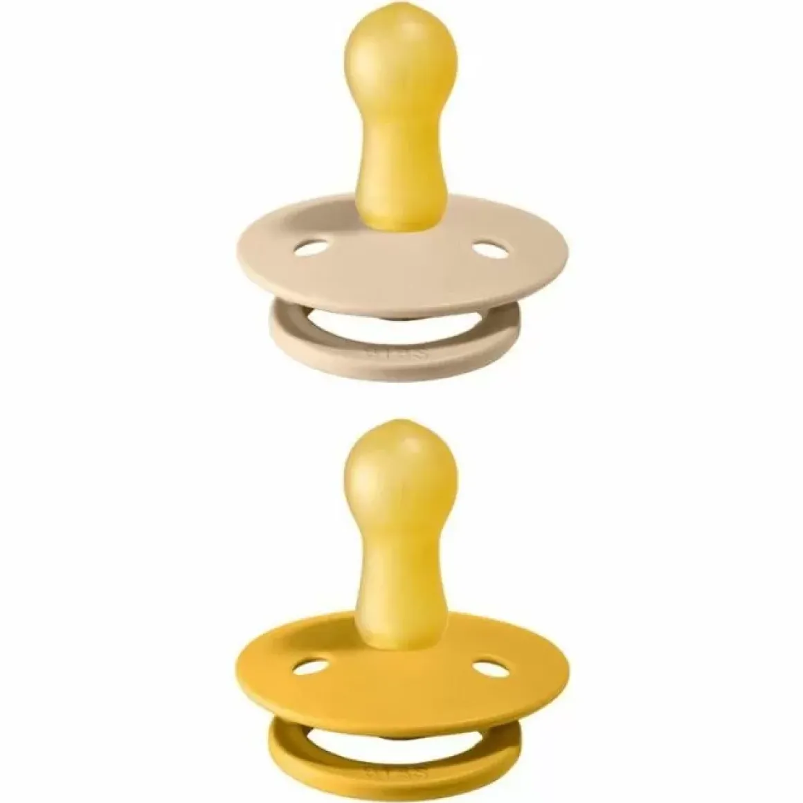 Bibs Fopspenen Set Vanilla/Mustard (0-6M)