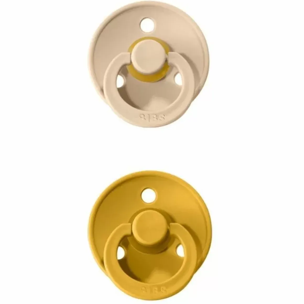 Bibs Fopspenen Set Vanilla/Mustard (0-6M)