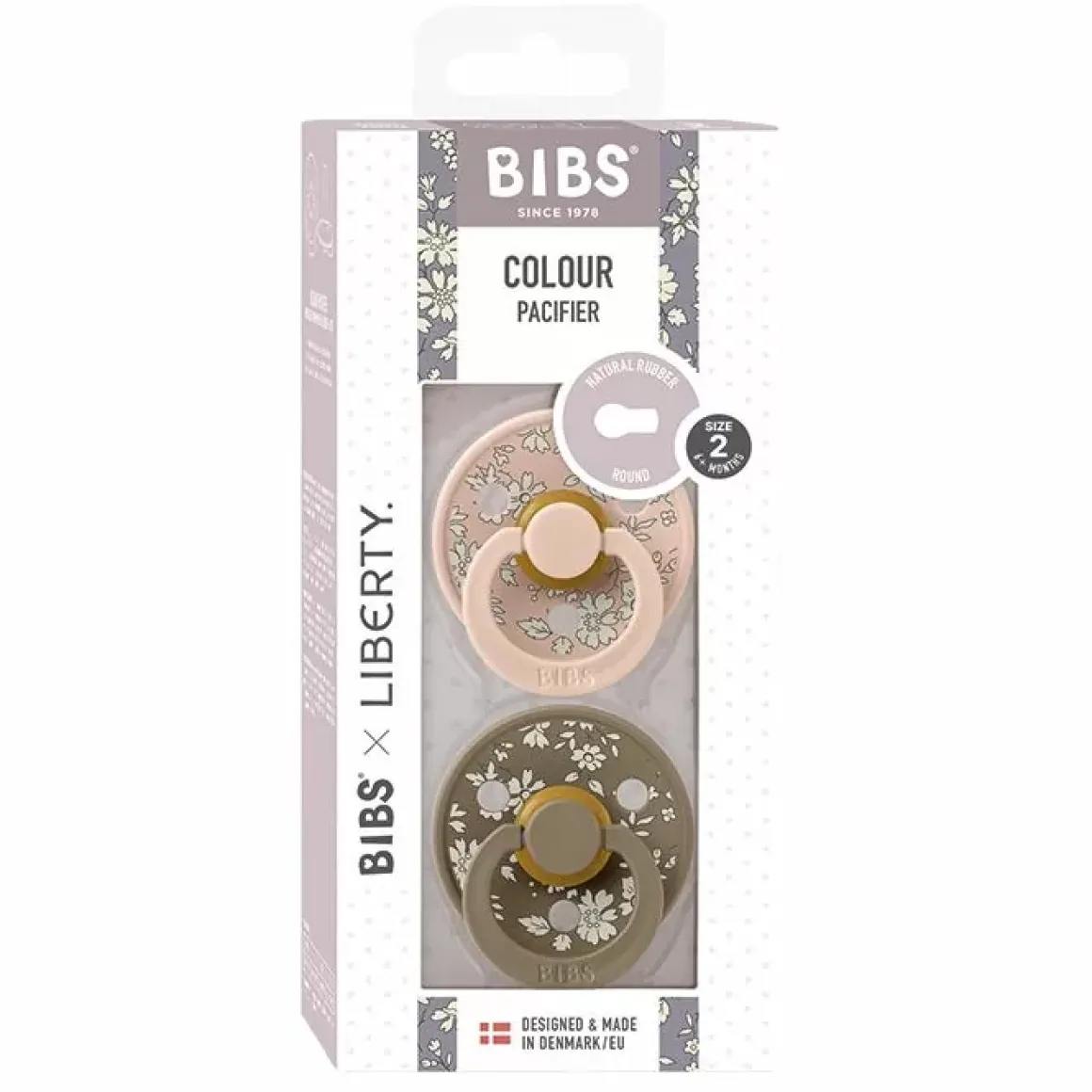 Bibs X Liberty Londen Fopspenen Capel Blush Mix
