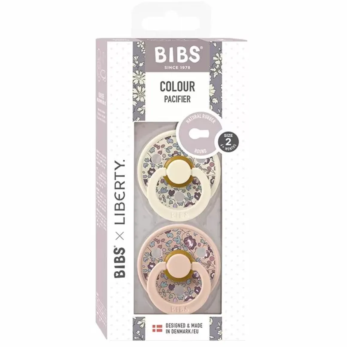 Bibs X Liberty Londen Fopspenen Eloise Blush Mix