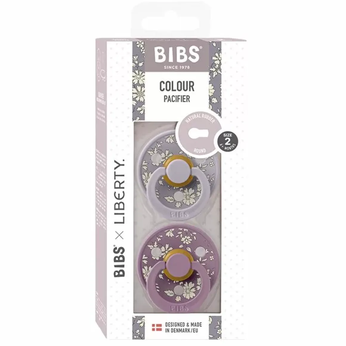 Bibs X Liberty Londen Fopspenen Capel Fossil Grey Mix