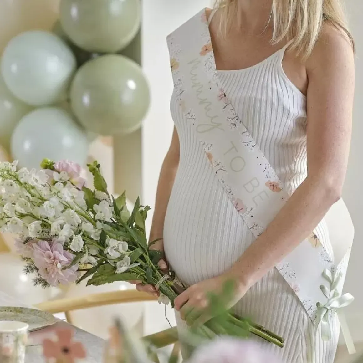 Bloemige Sjerp Mum To Be Floral Baby Ginger Ray