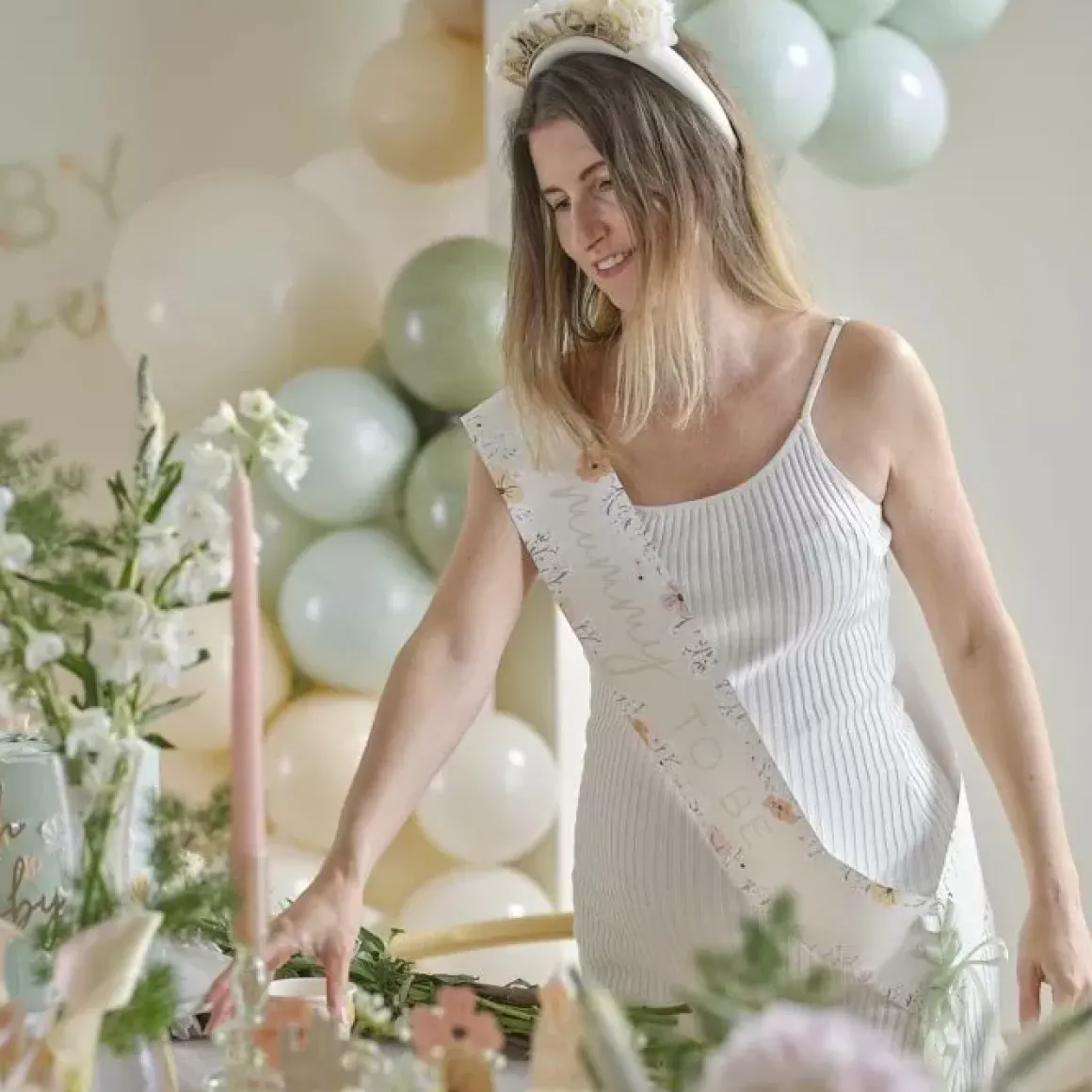 Bloemige Sjerp Mum To Be Floral Baby Ginger Ray