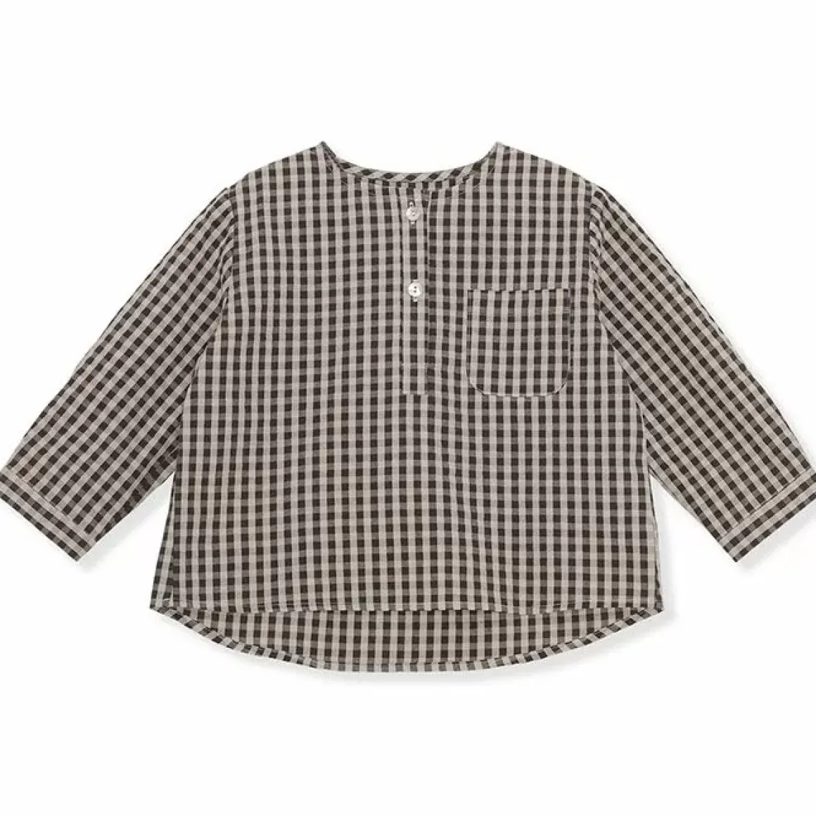 Blouse Navida Bitter Java Check Konges Slojd