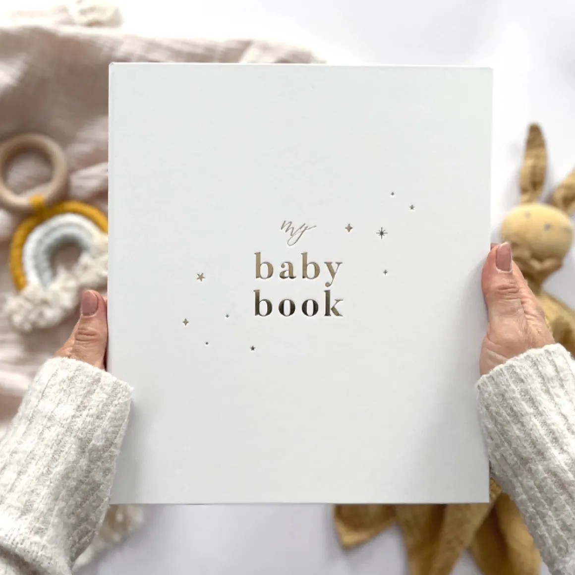 Blush & Gold Invulboek My Baby Book Wit