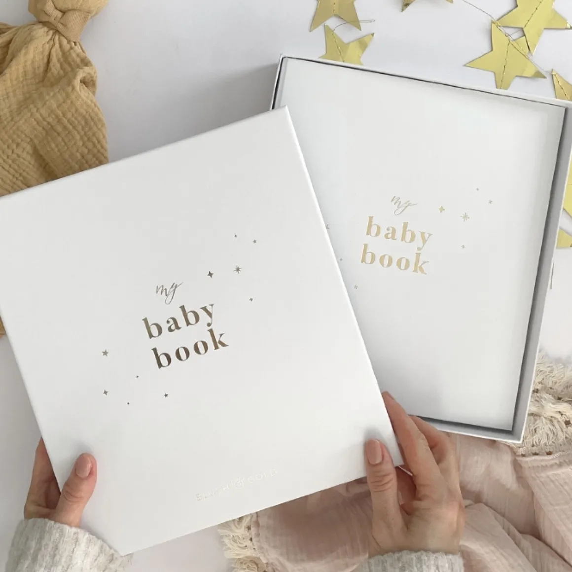 Blush & Gold Invulboek My Baby Book Wit