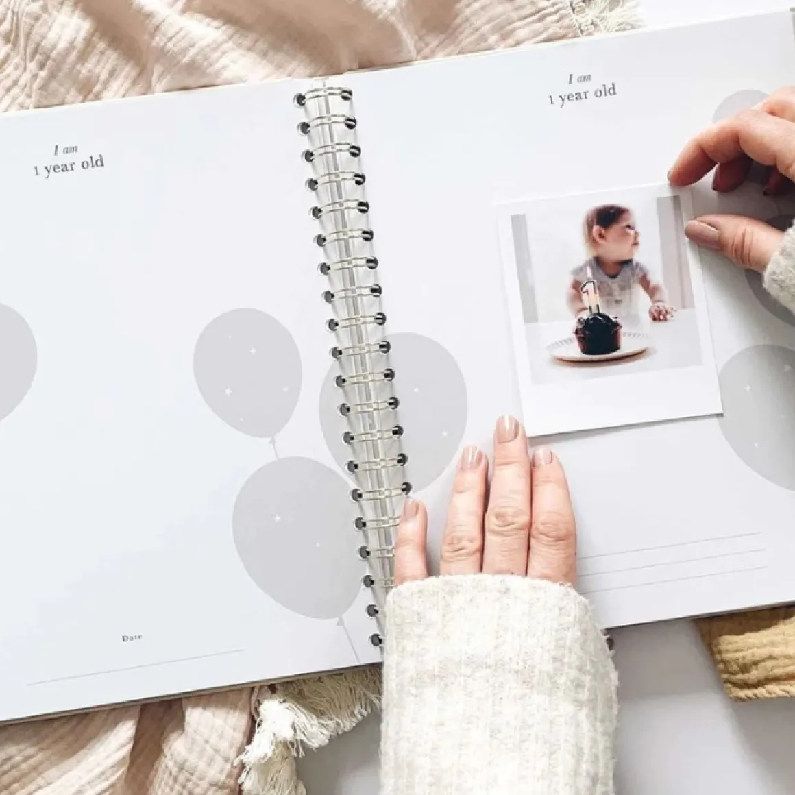 Blush & Gold Invulboek My Baby Book Wit