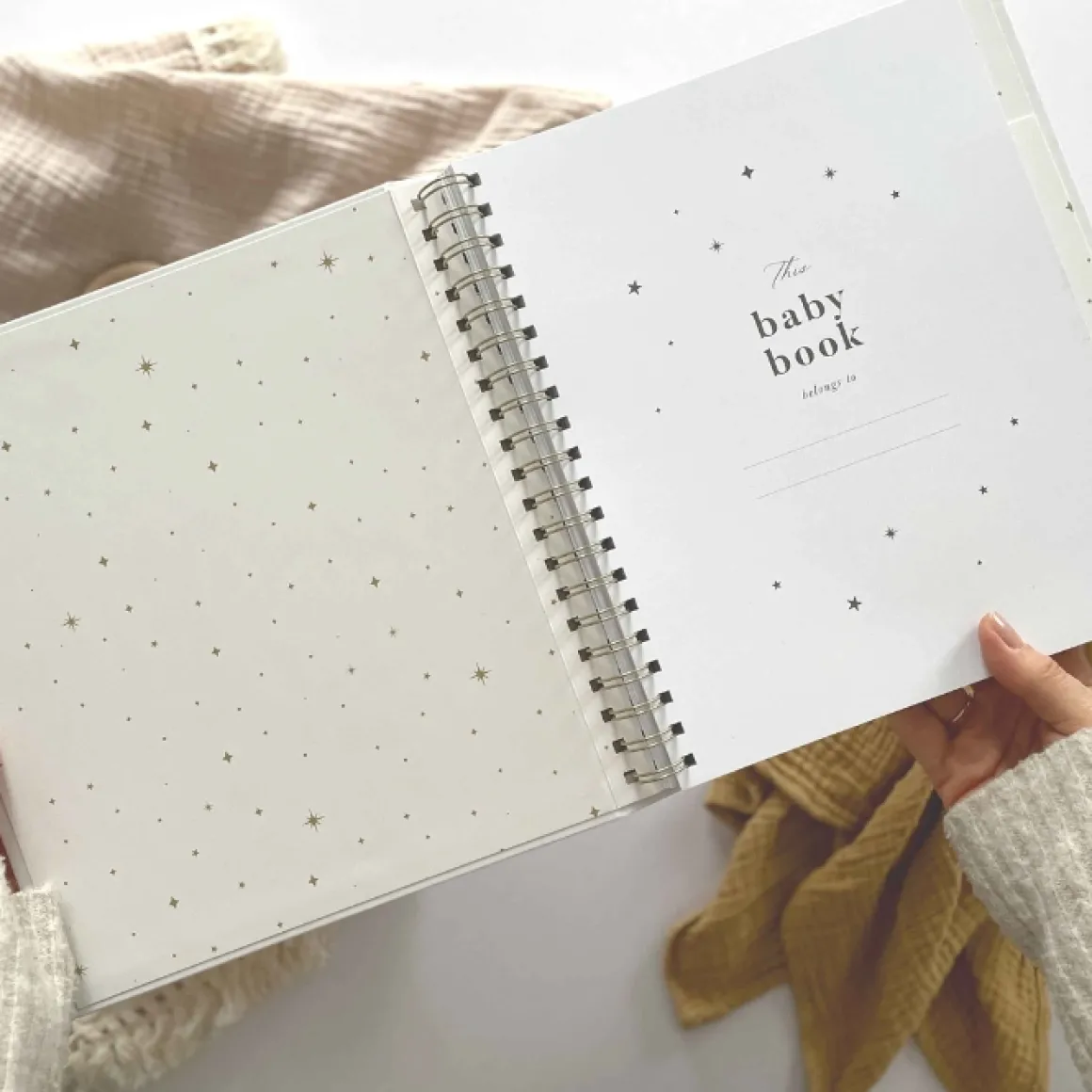 Blush & Gold Invulboek My Baby Book Wit