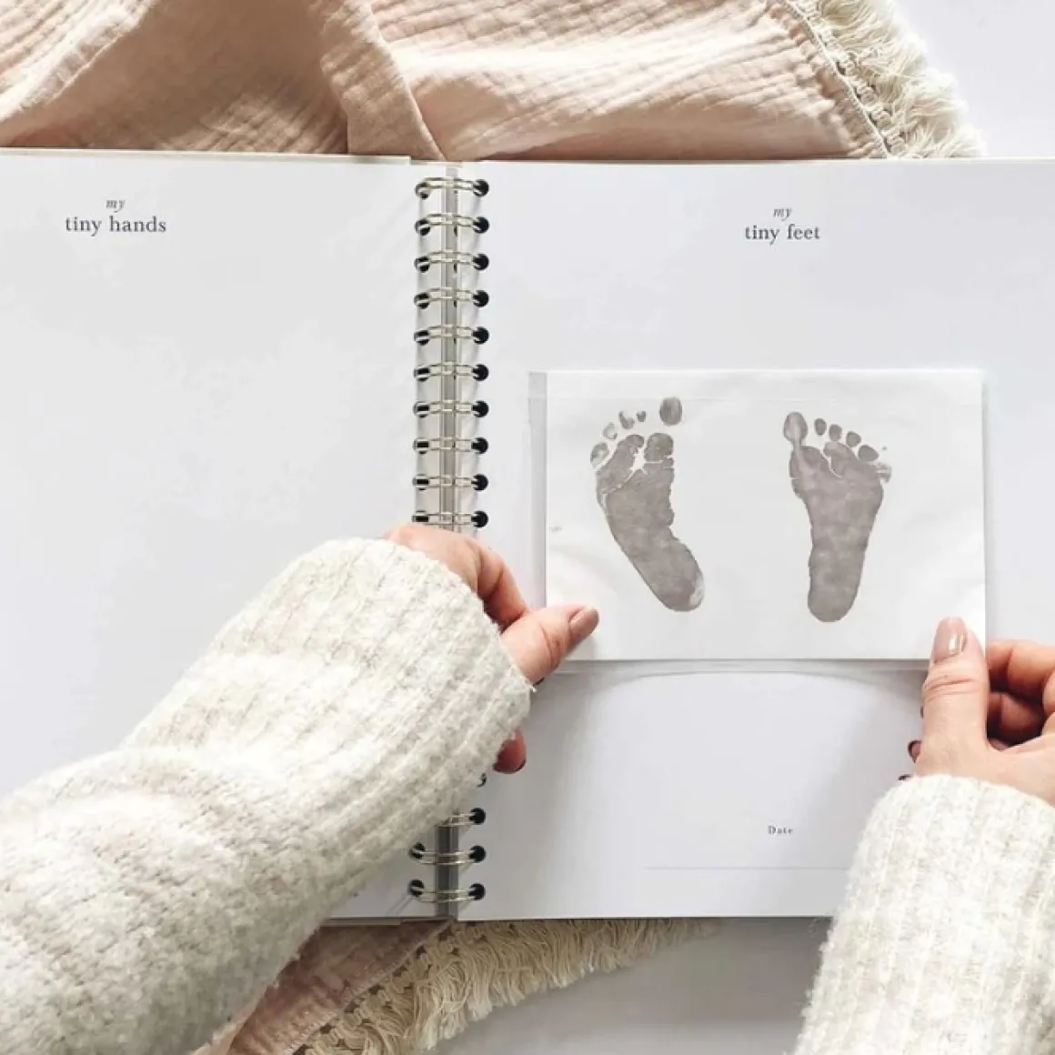 Blush & Gold Invulboek My Baby Book Wit