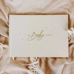 Blush & Gold Invulboek My Baby Journal Ivoor