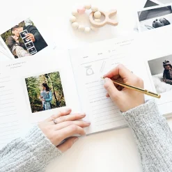 Blush & Gold Invulboek My Baby Journal Ivoor