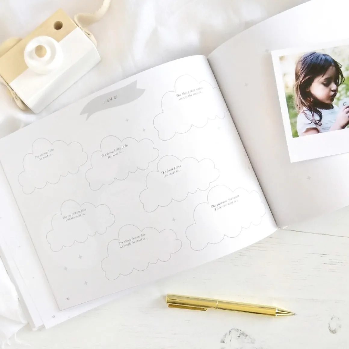 Blush & Gold Invulboek My Baby Journal Ivoor