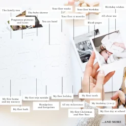 Blush & Gold Invulboek My Baby Journal Ivoor