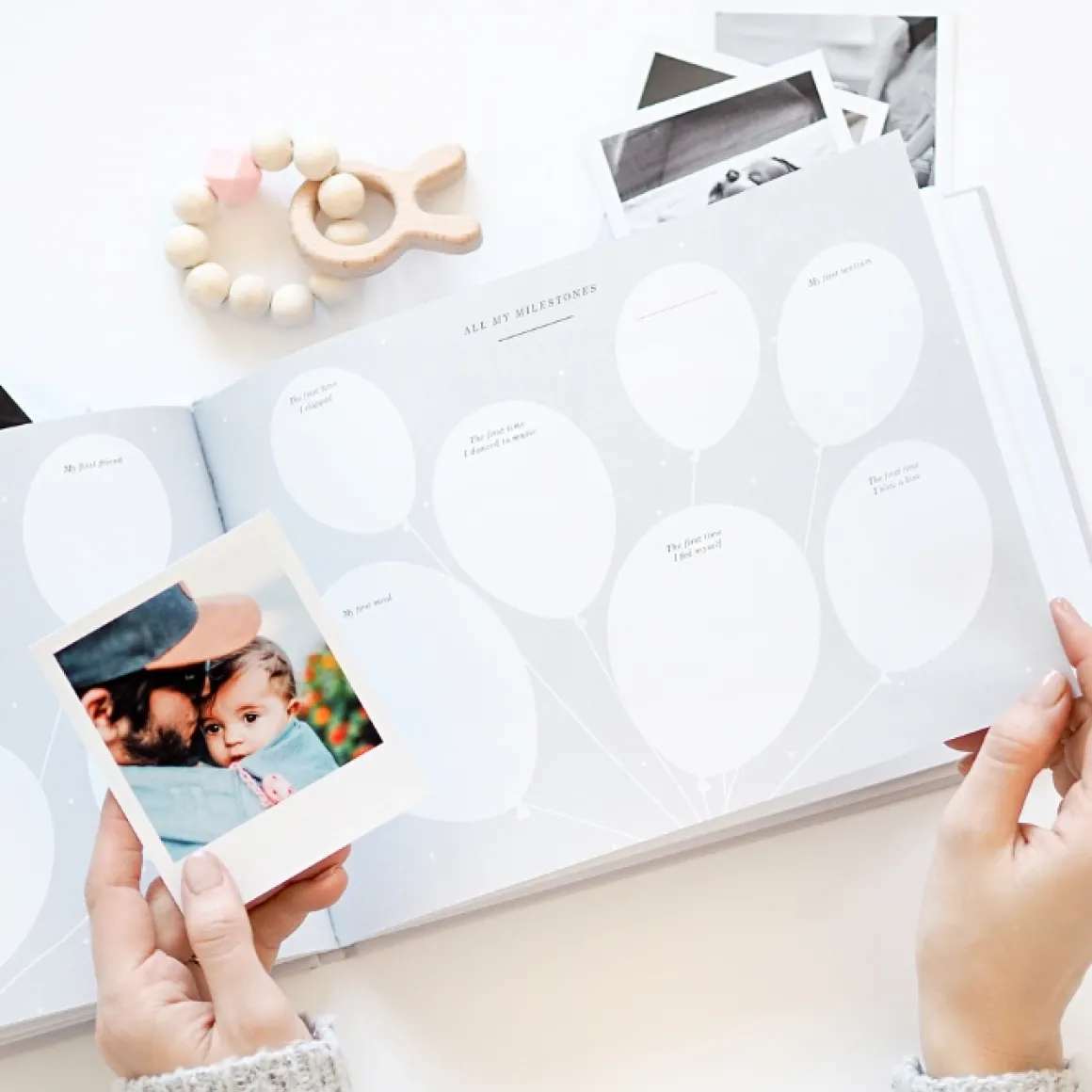 Blush & Gold Invulboek My Baby Journal Ivoor