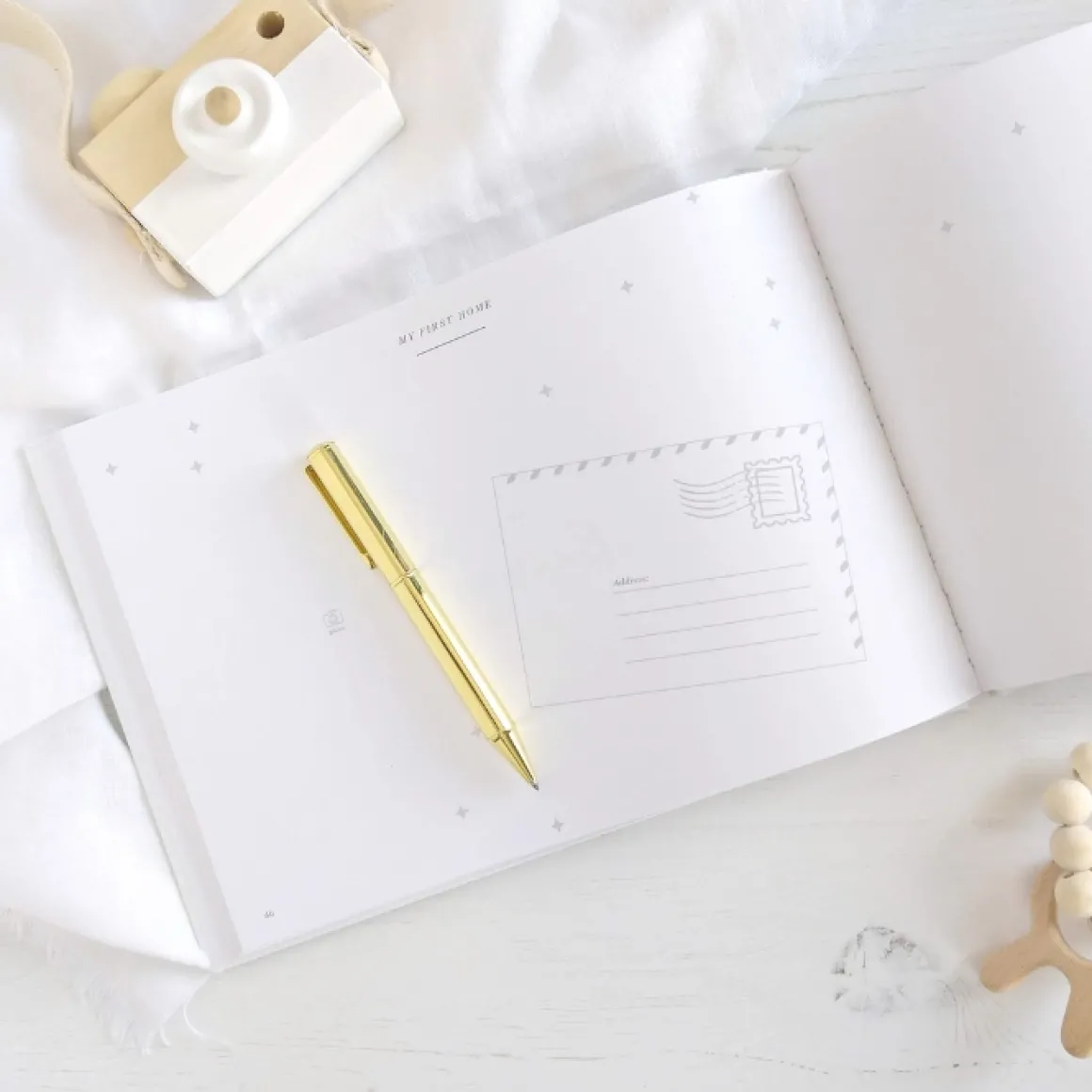 Blush & Gold Invulboek My Baby Journal Wit